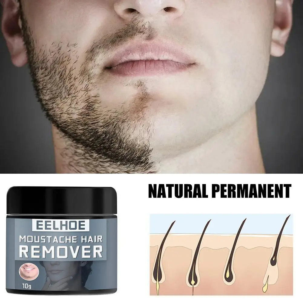 

Men's Beard Removal Cream Painless Facial Hair Removal Cream Is Mild And Does Not Stimulate Men's Facial Beard Remover