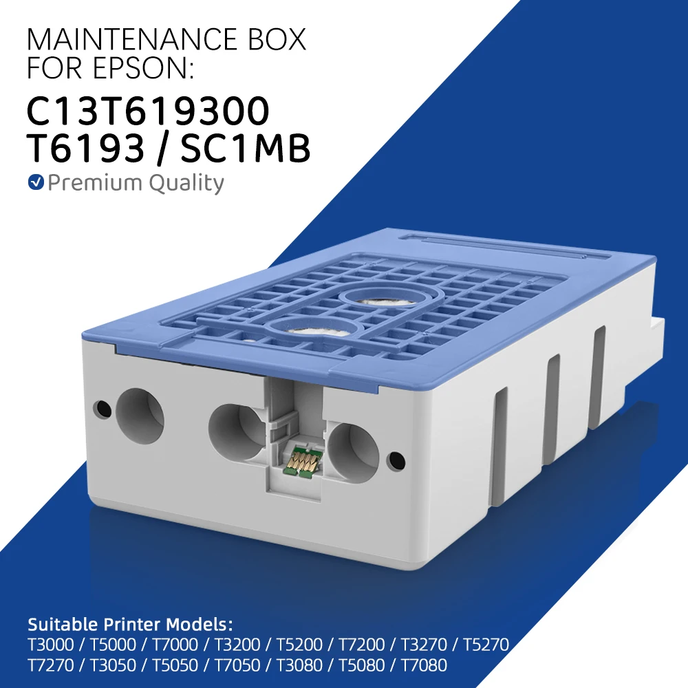 

C13T619300 T6193 SC1MB Maintenance Box For Epson T3000 T3070 T3200 T5070 T5200 T7200 T3270 T5000 T5270 T7000 T7070 T7270 T3050