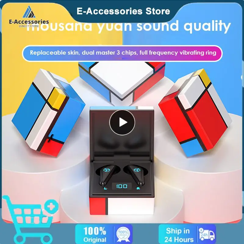 

Digital Display Wireless Earphone Noise Reduction Low Latency Game Headset Touch Control Tws Headphones For