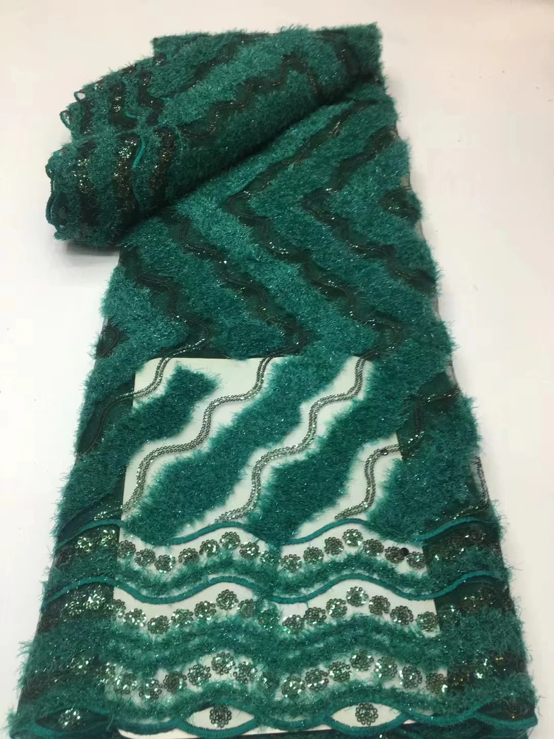 

Африканское Новое Кружевное шерстяное Сетчатое платье с вышивкой и блестками, роскошное вечернее платье высокого качества по низкой цене