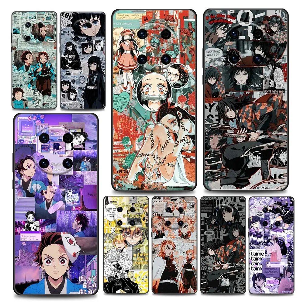 

Kimetsu No Yaiba Demon Slayer Phone Case for Huawei Y6 Y7 Y9 2019 Y5p Y6p Y8s Y8p Y9a Y7a Mate 10 20 40 Pro RS Soft Silicone