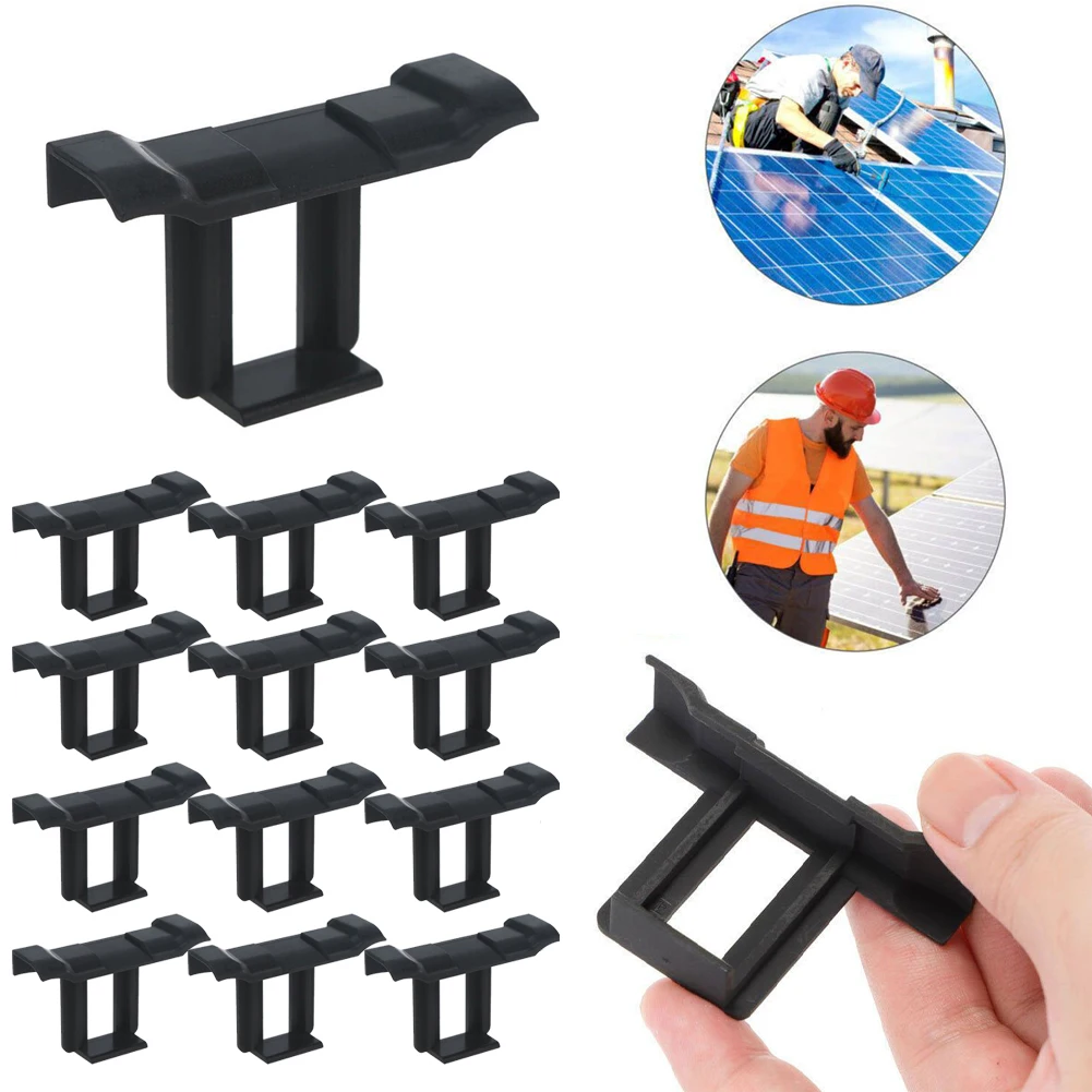 

30pcs 30/35/40mm Solar Panel Water Drainage Clips PV Modules Cleaning Clips For Water Drain Photovoltaic Panel Water Drain Clips