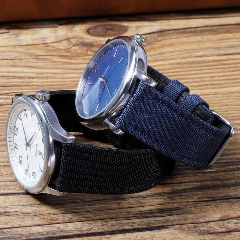 Фото Ремешок нейлоновый для Tissot T116 мужской, спортивный брезентовый черный браслет для часов Suchi T116, 18 19 20 21 22 23 24 мм, 1853 №5