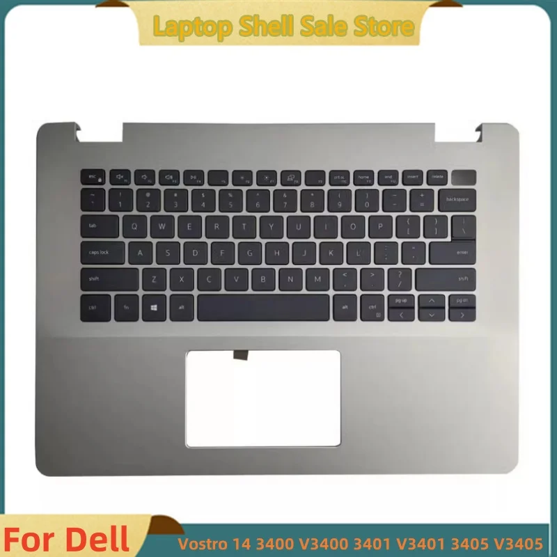 Новый для Dell Vostro 3400 V3400 3401 V3401 3405 V3405 верхний чехол ноутбука упор рук клавиатура с
