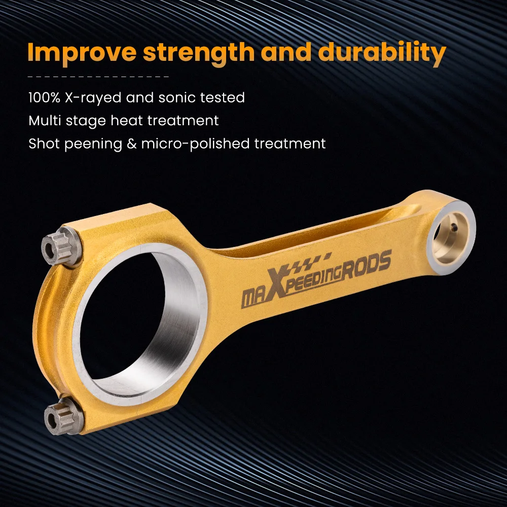 Титанизированные шатуны H-Beam ARP для Peugeot 207 RC 308 1 6 T EP6DTS 138 5 мм