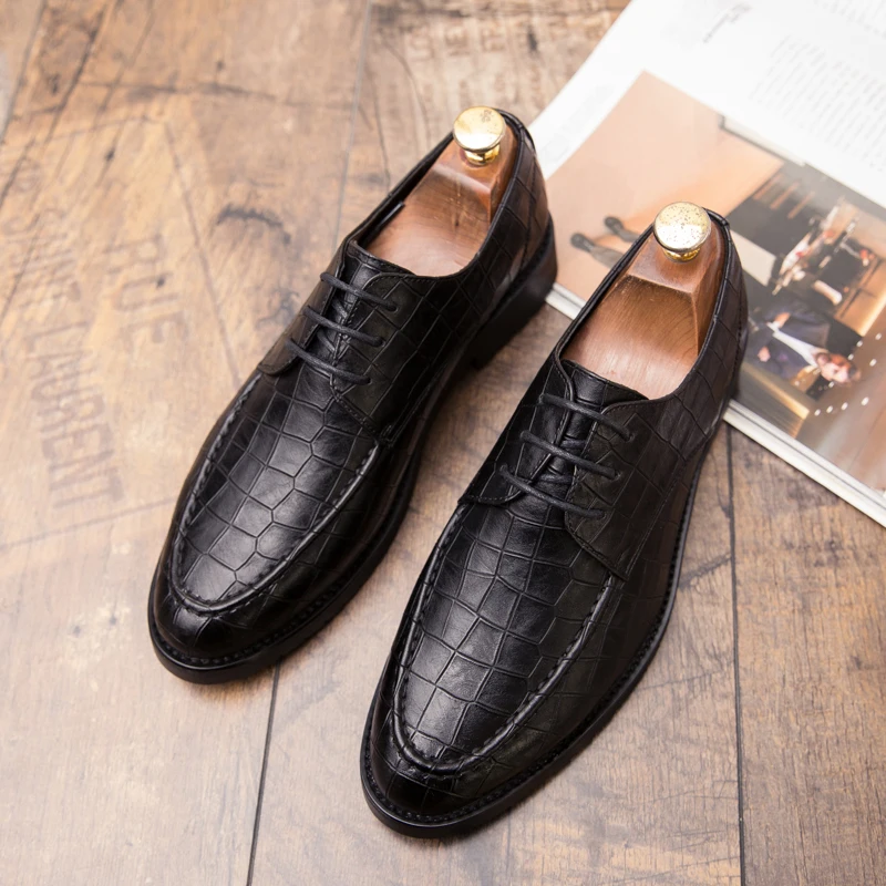 

Derby shoes wedding shoes meeting shoes lace up shoes office shoes business Cow Hide groom leather shoes formal shoes