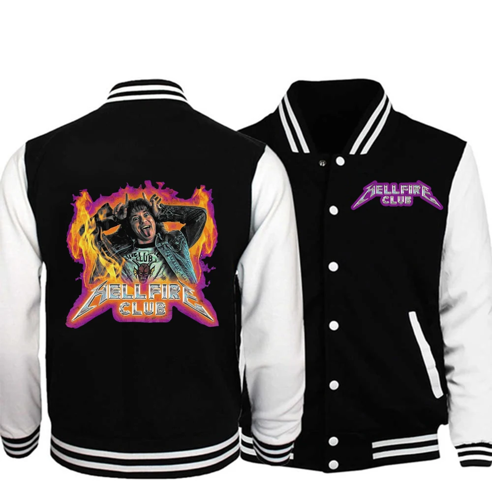 

Hot Anime Hellfire Club Hoodies Men/women Fashion Hip Hop Harajuku Eddie Munson Sweatshirt