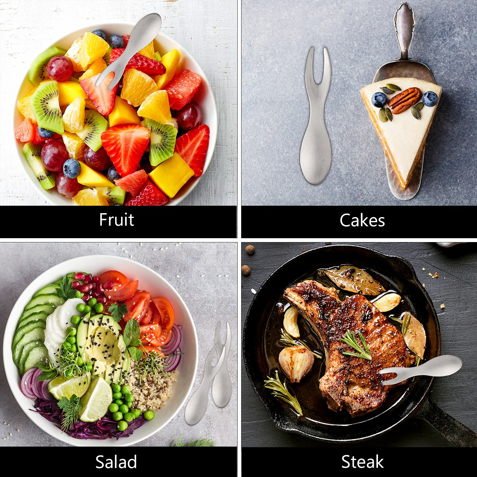 

Tinksky вилки для фруктов из нержавеющей стали 6 шт.