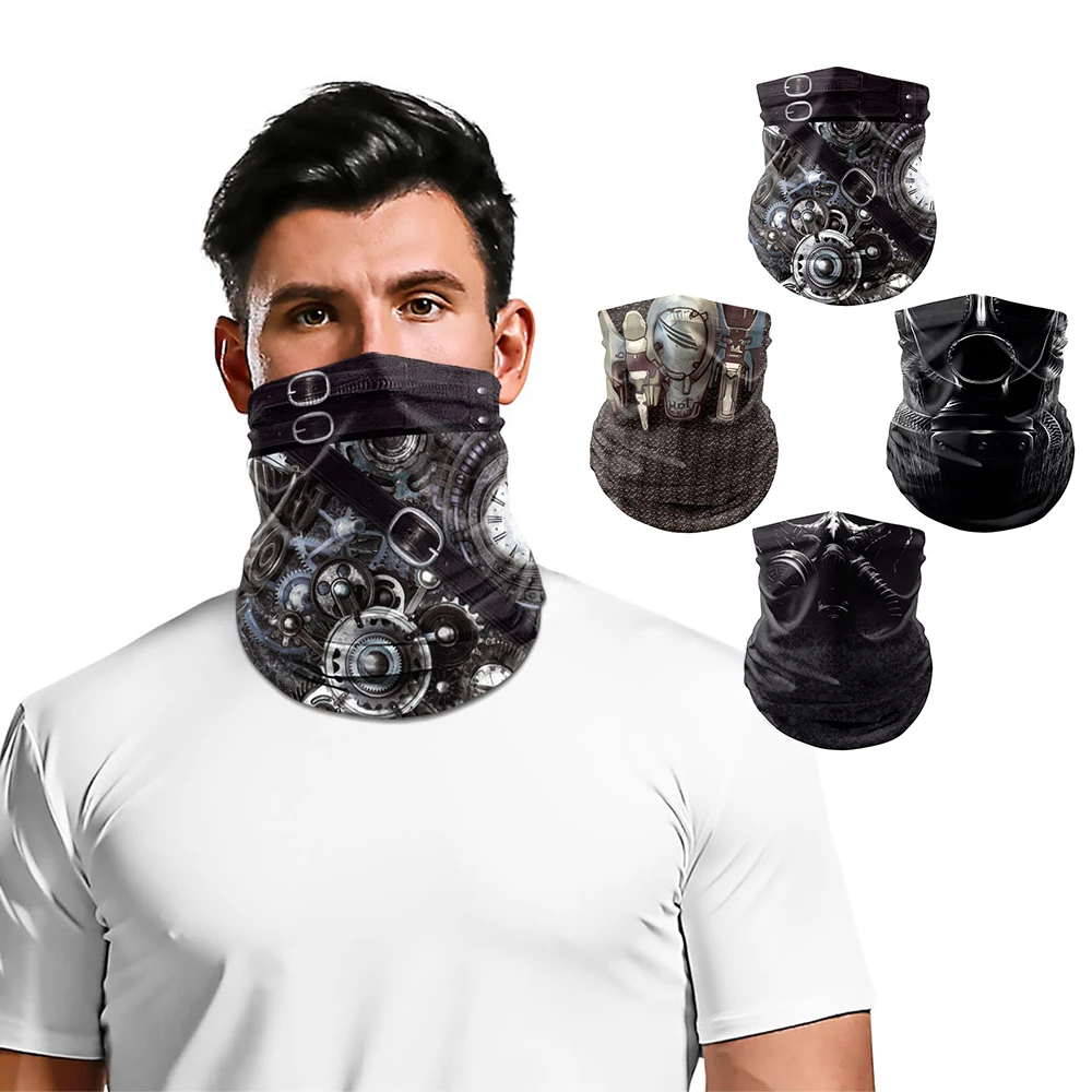 3d механический многофункциональный шарф и шея