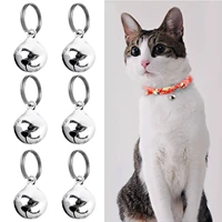 behogar 6pcs christmas bell mini metal jingle bells with 6pcs ring for pet dog cat collar supplies christmas decoration