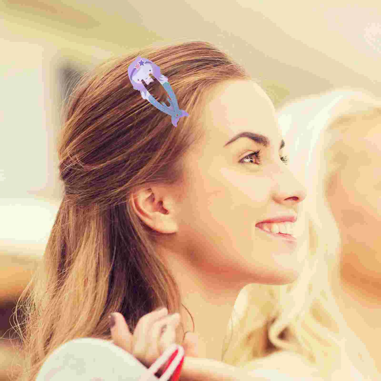 

Hair Girls Clipsmermaid Little Girl Accessories Barrettes Clip Snap Mini Baby