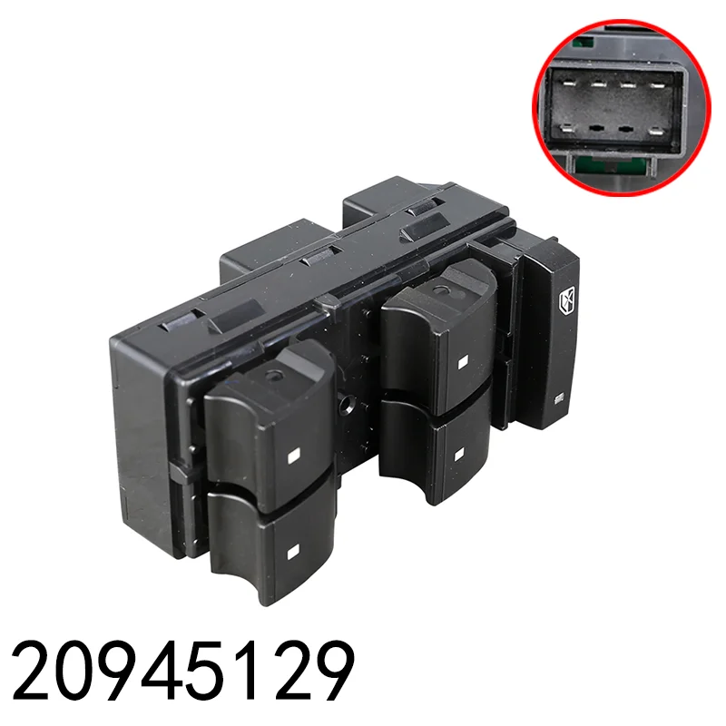 

20945129 Driver Passenger Power Window Lifter Control Switch Regulator Button for Chevy Silverado 1500 GMC Sierra Yukon 07-2012