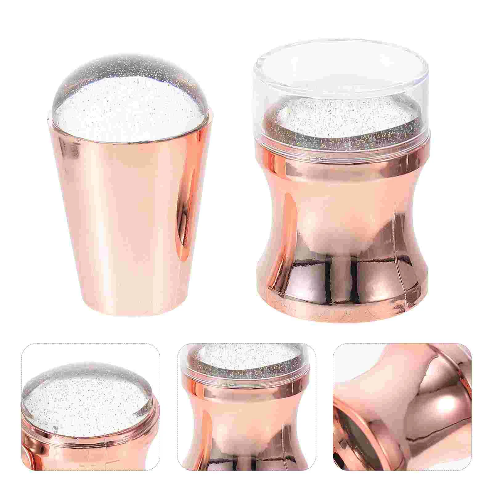 

1 Set Nail Silicone Stampers Nail Template Seal Silicone Manicure Stampers