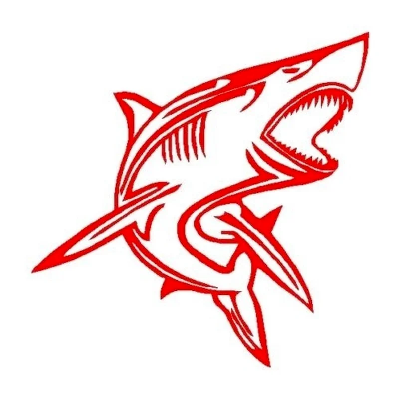 Свирепый большой Акула переводная картинка Автомобиль Мотоцикл доска для