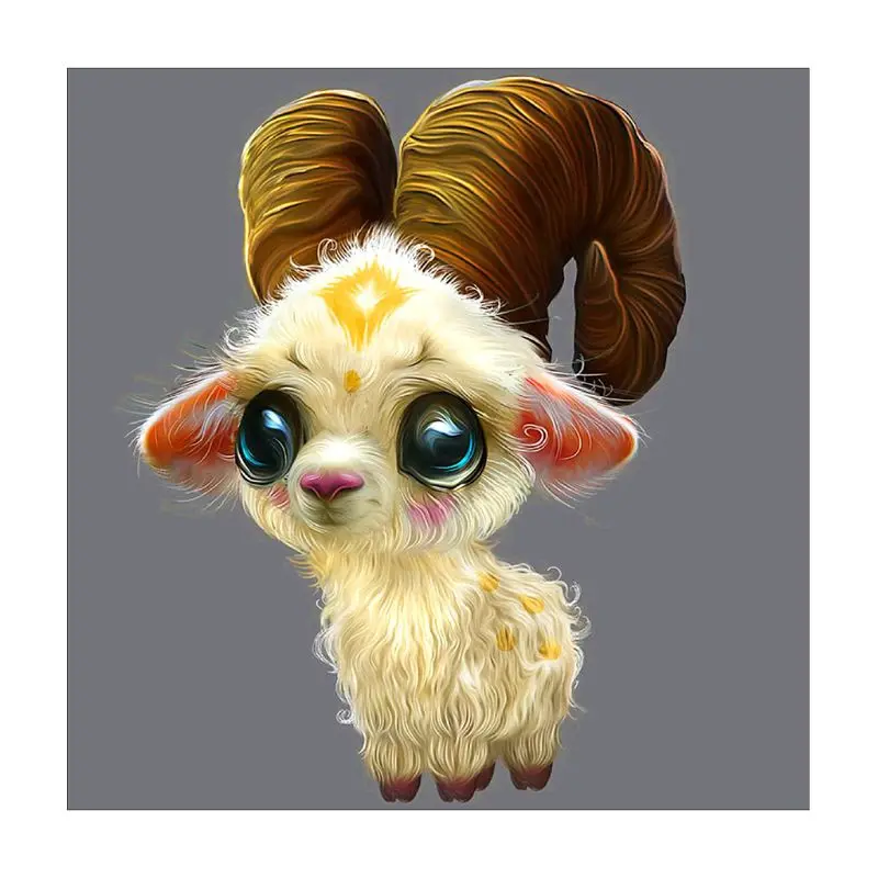 

Goat 5D DIY Diamond Painting Embroidery Rhinestones Cross Stitch Kit Home Decor Handcrafts