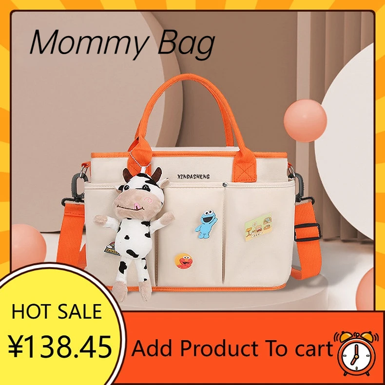 Mama Tote Bag Maternity Diaper Mommy Large Capacity Bag Women Nappy Organizer Stroller Bag Baby Care Travel Backpack Mom Gifts