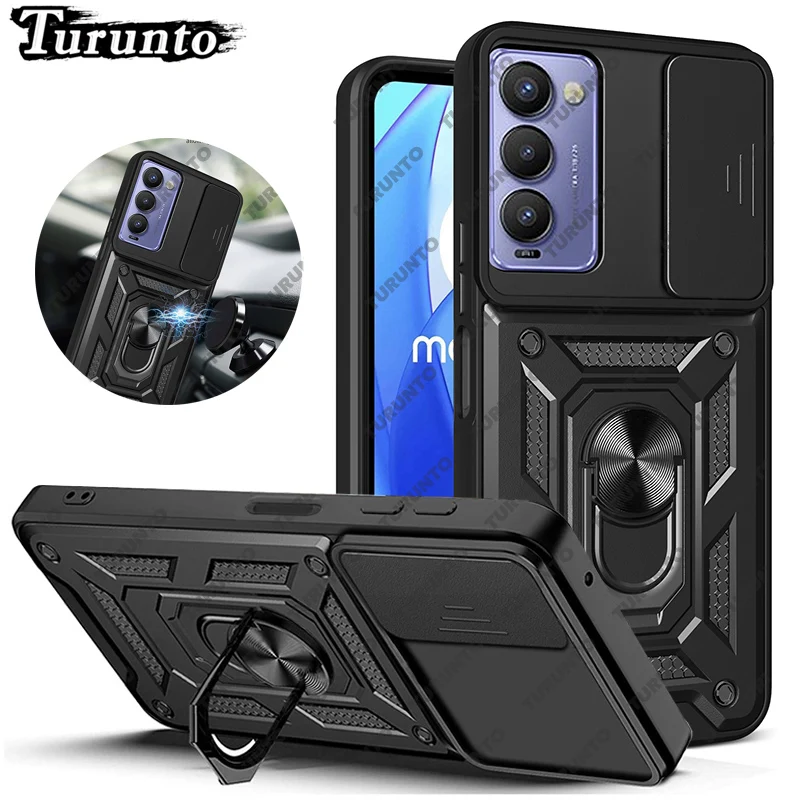 

Slide Lens Protection Case For Tecno Camon 18P 18 Prime 19 Pro Metal Ring Cover For Tecno Spark 9 8 Pro 8C 6 Go Pova 4 3 2 Neo 2