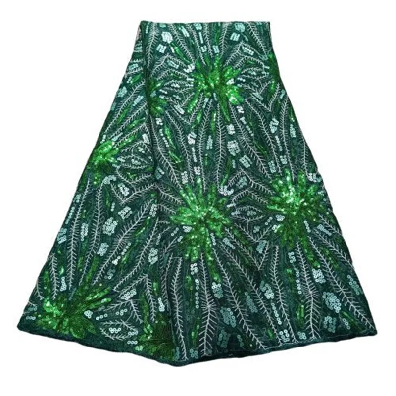 

2022 зеленая блестящая кружевная ткань разных цветов синяя африканская вышивка последовательность нигерийская французская вечеринка