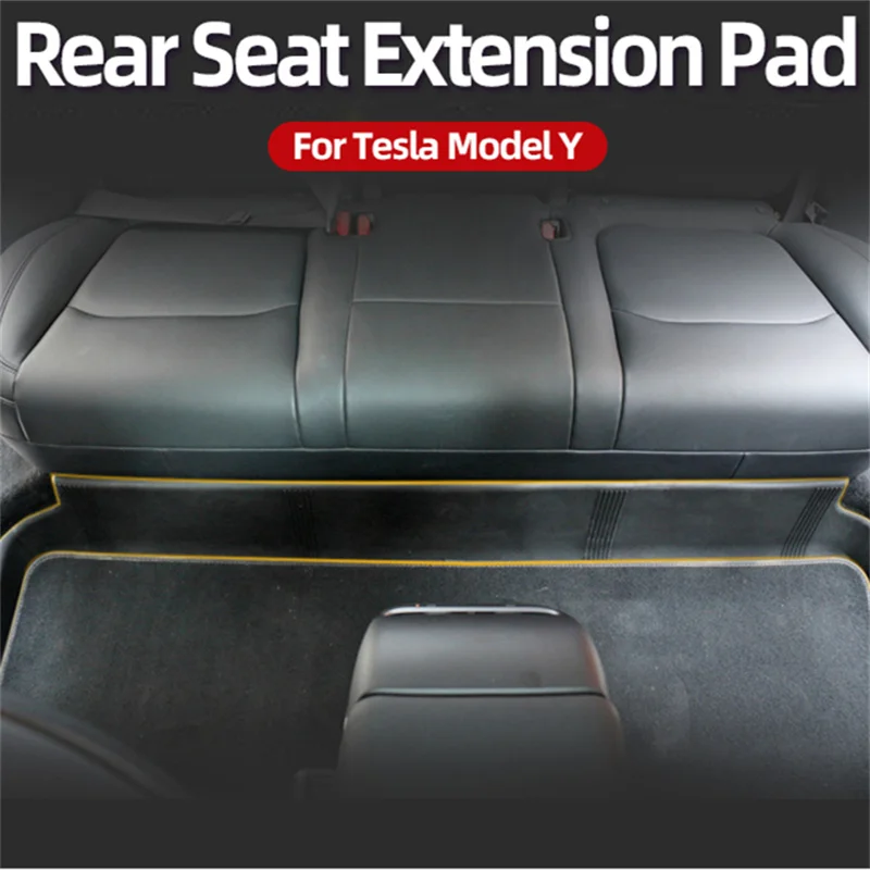 Удлинитель для заднего сиденья автомобиля Tesla Model Y, декоративные аксессуары, Удлиненный коврик для салона автомобиля с защитой от ударов