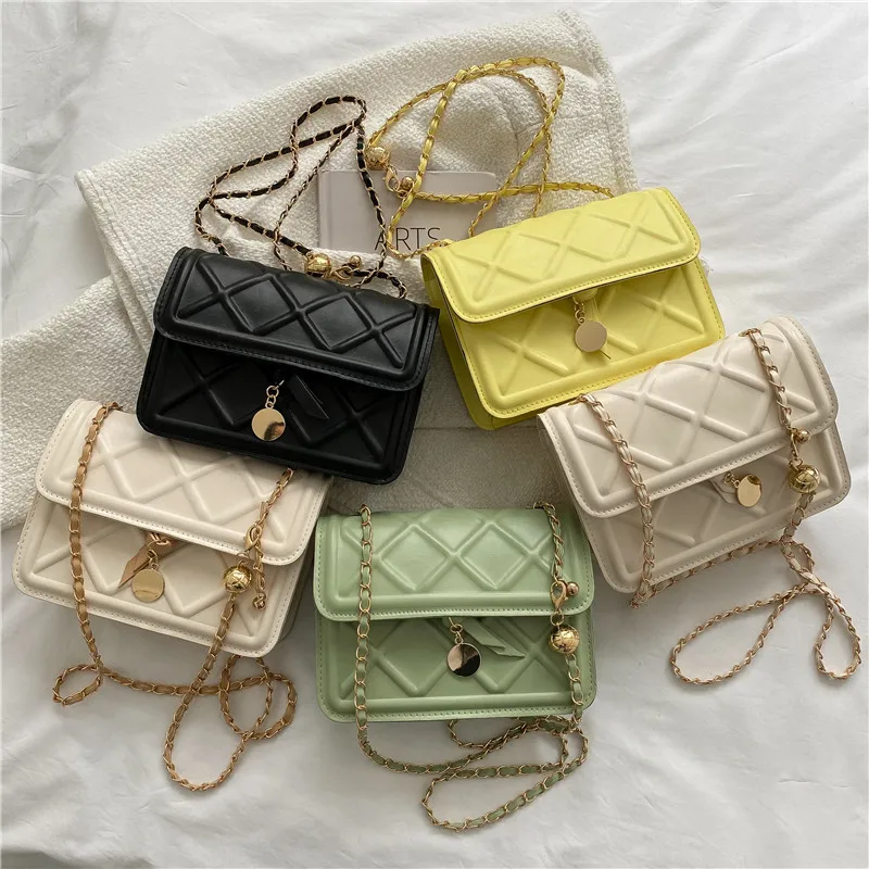 

Small Bag Women's 2022 Summer New Fashion Retro Wild Square Popular Fashion Chain Shoulder Bag Crossbody Bags for Women