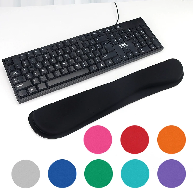 

Keyboard Pad Wrist Rest Pad Mouse Mat Wrist Support Mouse Pad Durable Easy Typing Non-Slip Pain Relief Memory Foam