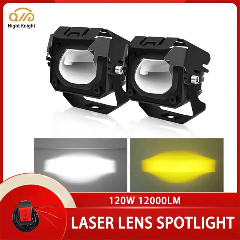 

Night knight Motorcycle LED Work Light Driving Lamp LED Flood Headlight Fog Lights Projector Lens Spotlight For Car Truck Jeep