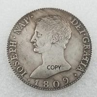 spain 1809 commemorative collector coin gift lucky challenge coin copy coin