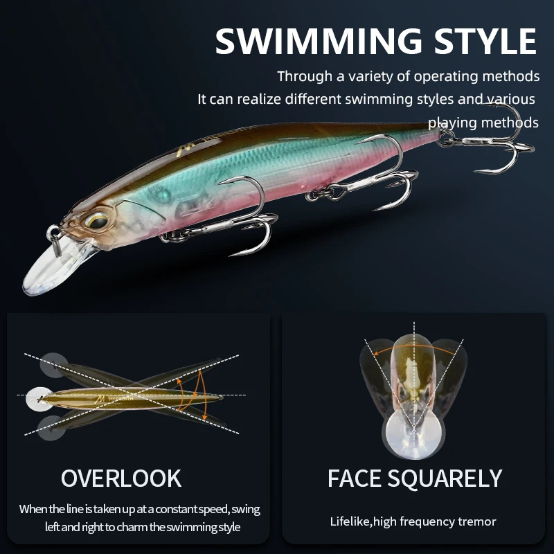 MEREDITH REALIS Jerkbait Wobbler 120 мм 17 г SP Рыболовные приманки жесткая приманка гольян