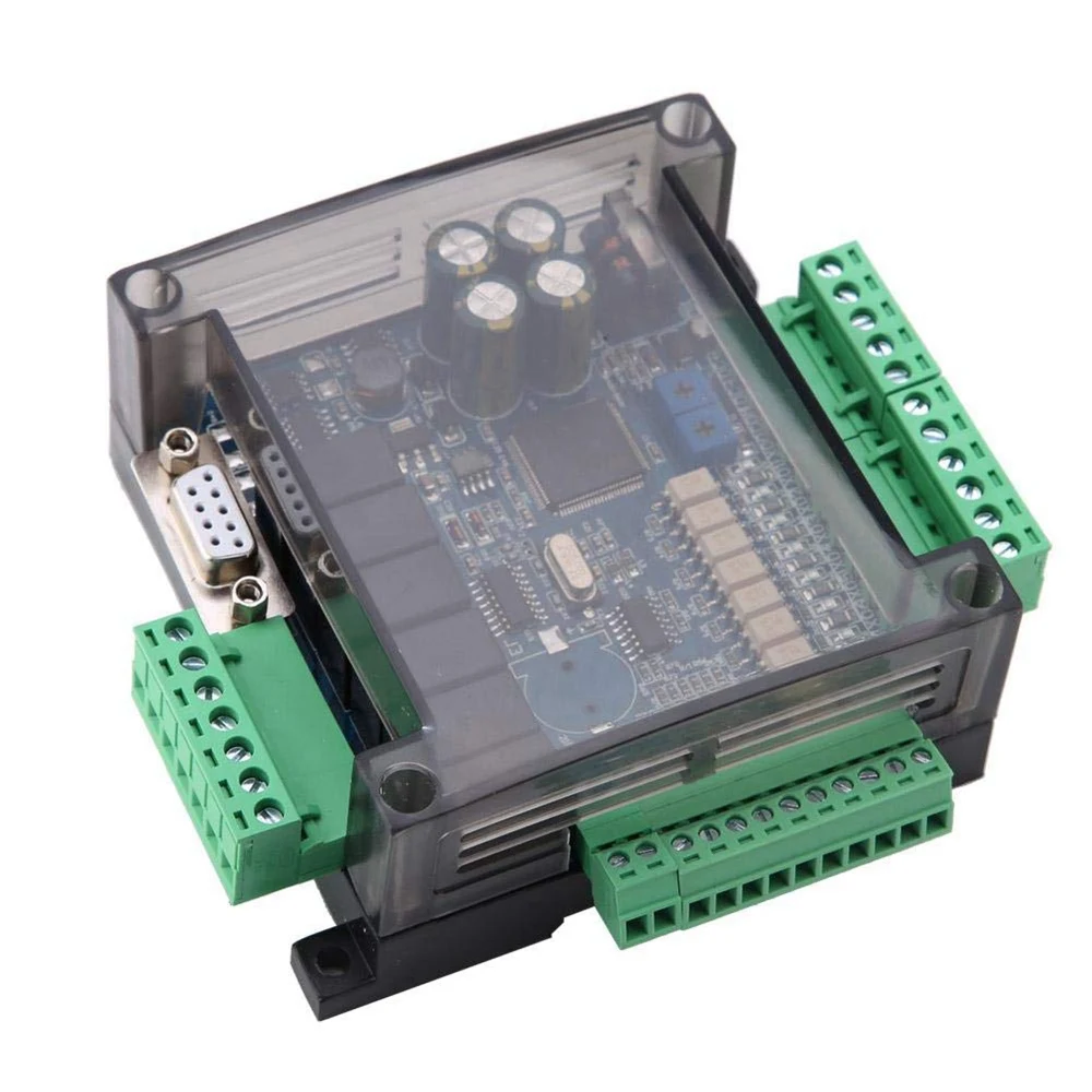 

JHD-FX3U-14MR PLC промышленная плата управления, 8 входов, 6 выходов, Программируемый релейный выход управления, 24 В, управление PLC