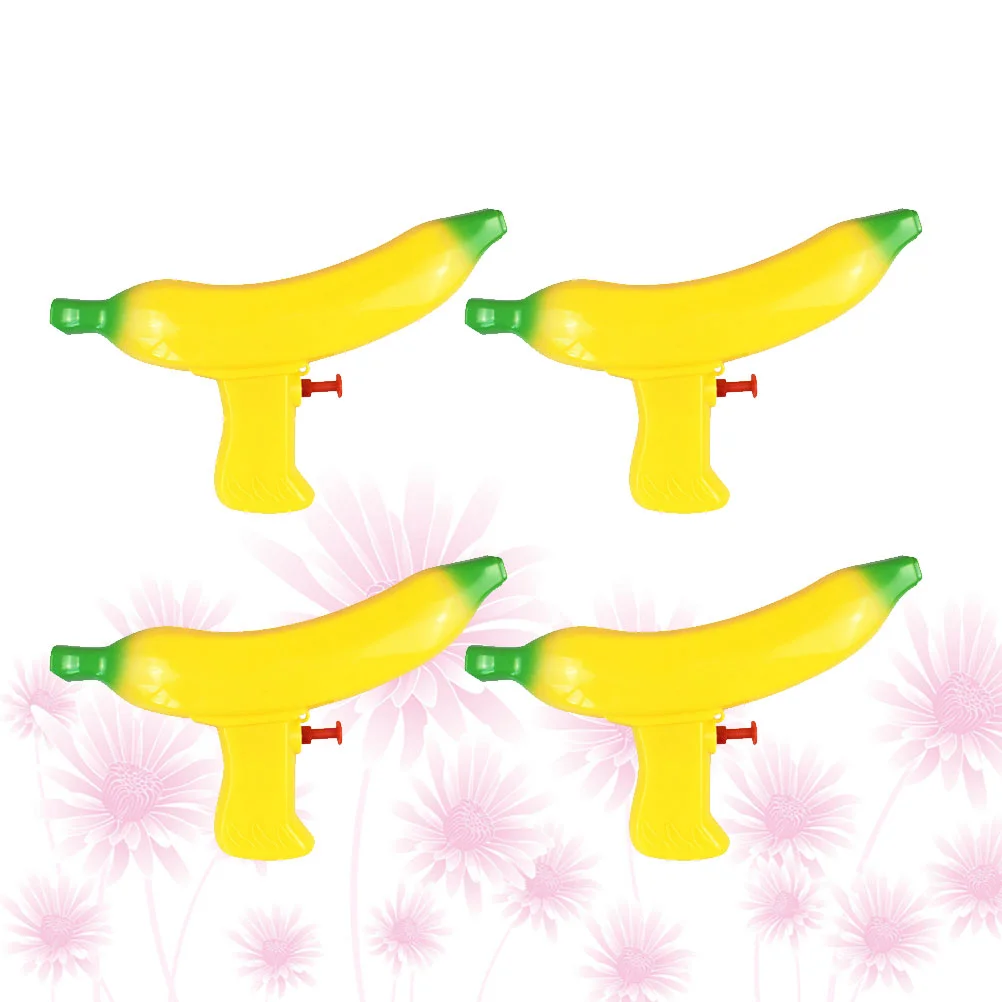 

Kids for Soaker Summer Beach Playthings Play Portable Banana Shape Funny Interesting 4pcs