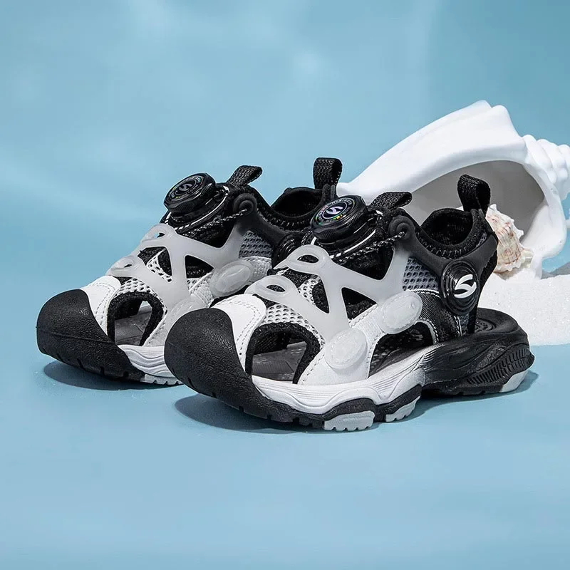 2024 новые модные летние детские пляжные сандалии студенческие для девочек