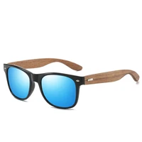retro classic wooden handcrafted sun glasses polarized mirror sunglasses custom made myopia minus prescription lens 1to 6