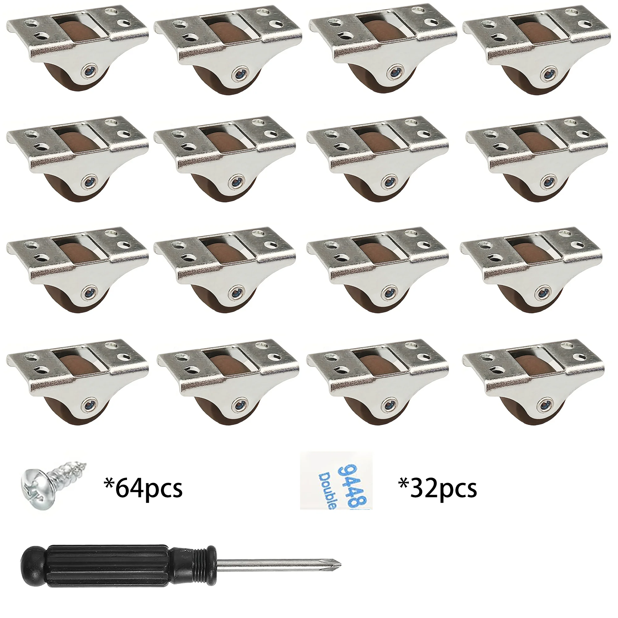

Мини ролики TPR Guide Rail Wheels 0.5 дюйма