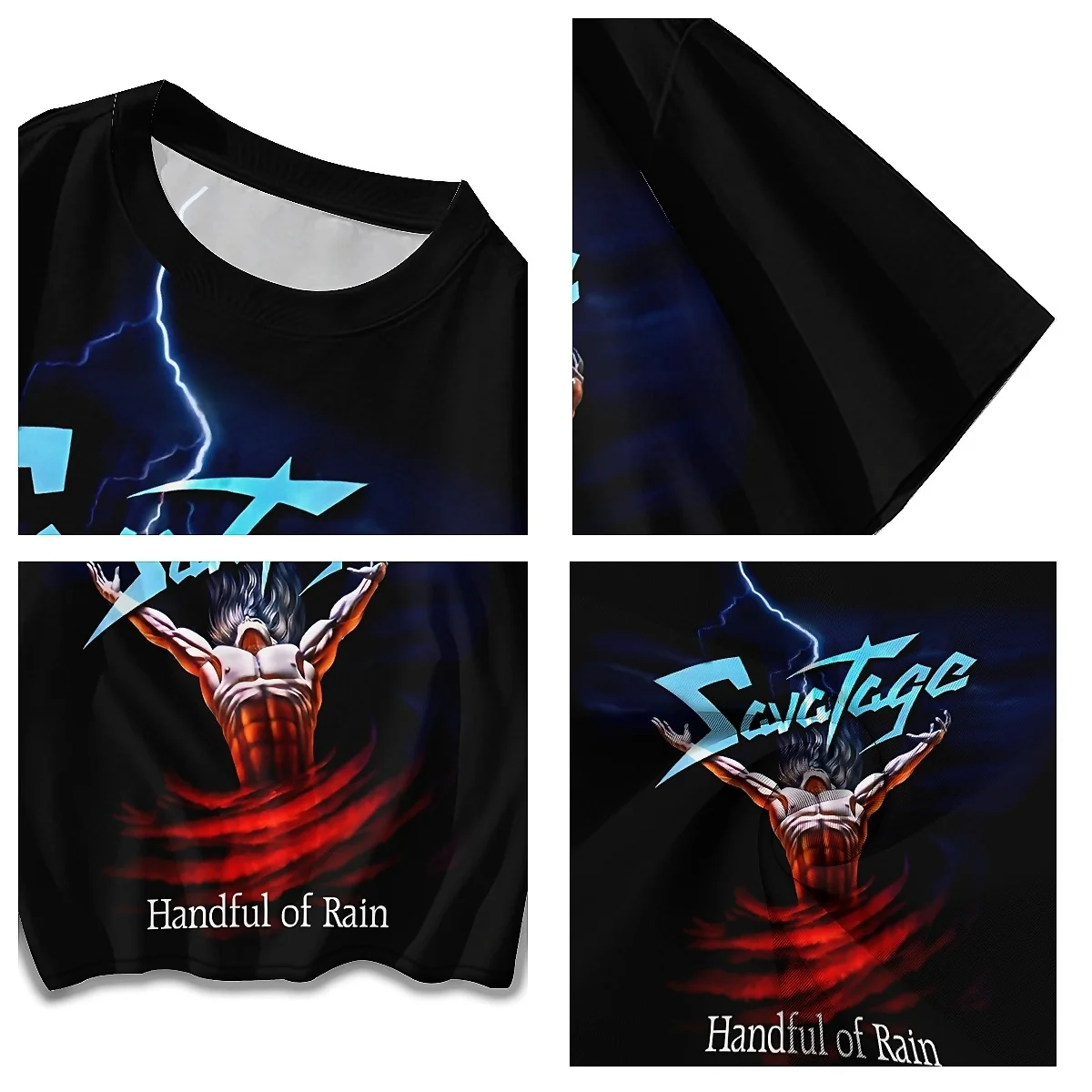 LIASOSO New Savatage Band 3D Print Harajuku Tops Rock T-Shirt летняя футболка с круглым вырезом и короткими