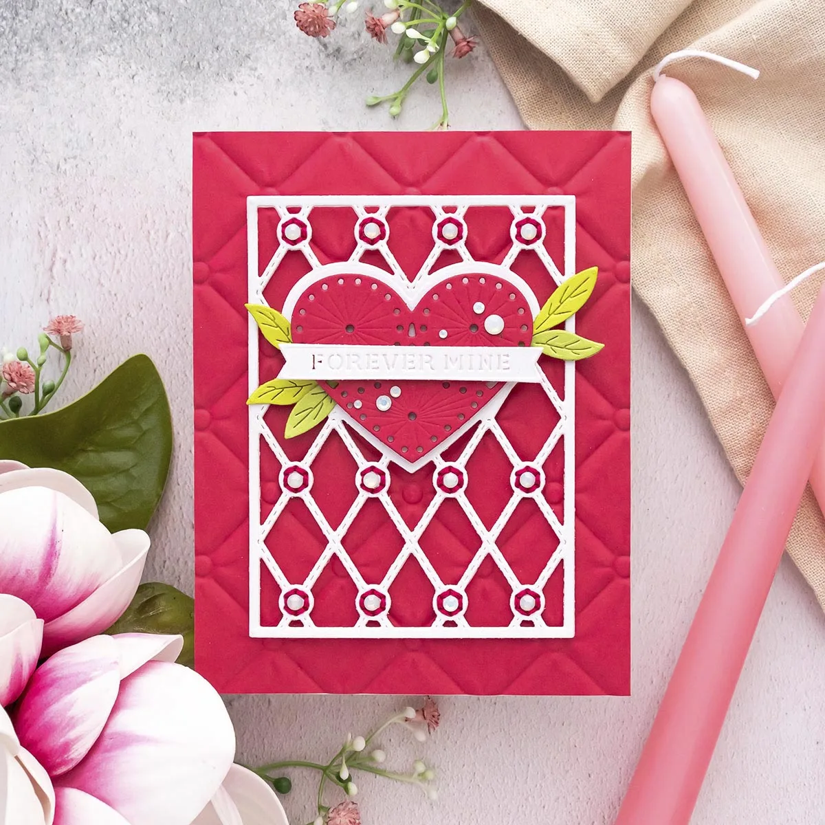 

Heart Card Front New Metal Cutting Dies Scrapbook Embossed Make Paper Card Album Diy Craft Template Decoration 2023 Arrival