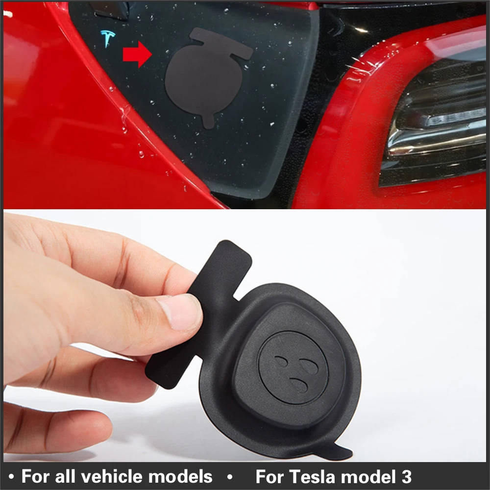

Fнаклейка для Tesla Model 3, американский стандарт, автомобильный зарядный порт, Пылезащитная заглушка, защитная крышка, аксессуары, модель Y Three ...