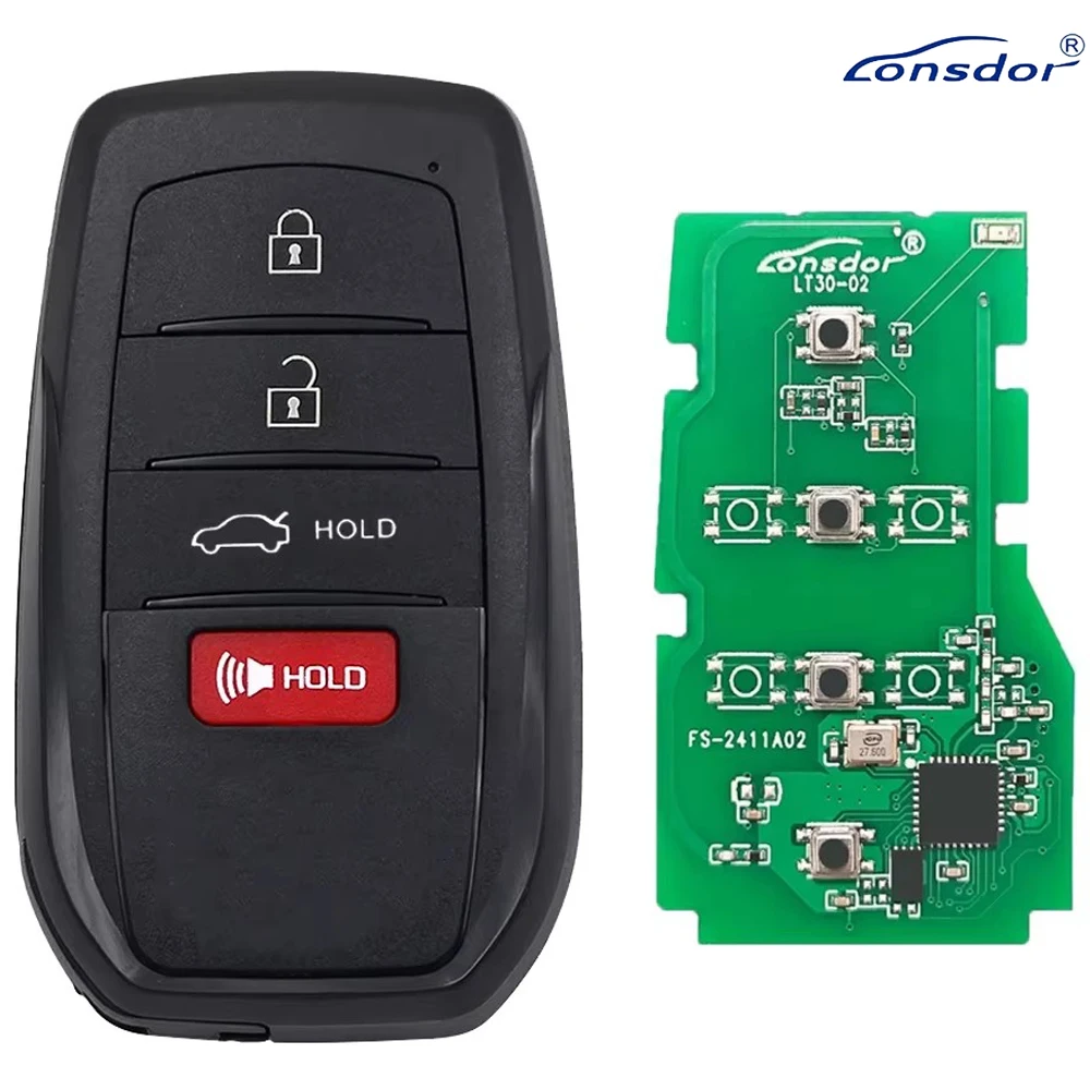 

Lonsdor LT30-02 Универсальная удаленная плата, поддержка ID 2000 2561 0110 1320 2550 4A чип для Toyota Corolla Cross Levin Allon Camry