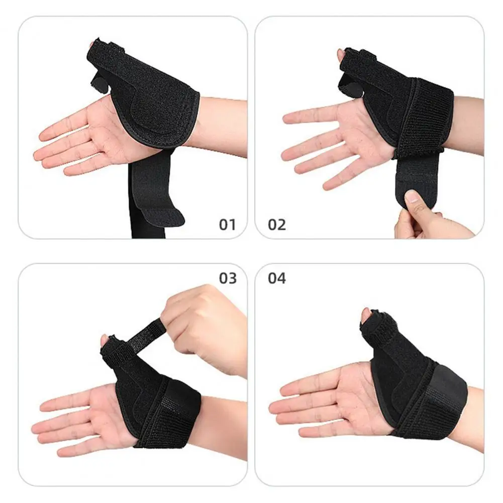 

High Strength Adjustable Fastener Tape Design Wrist Brace for Running
