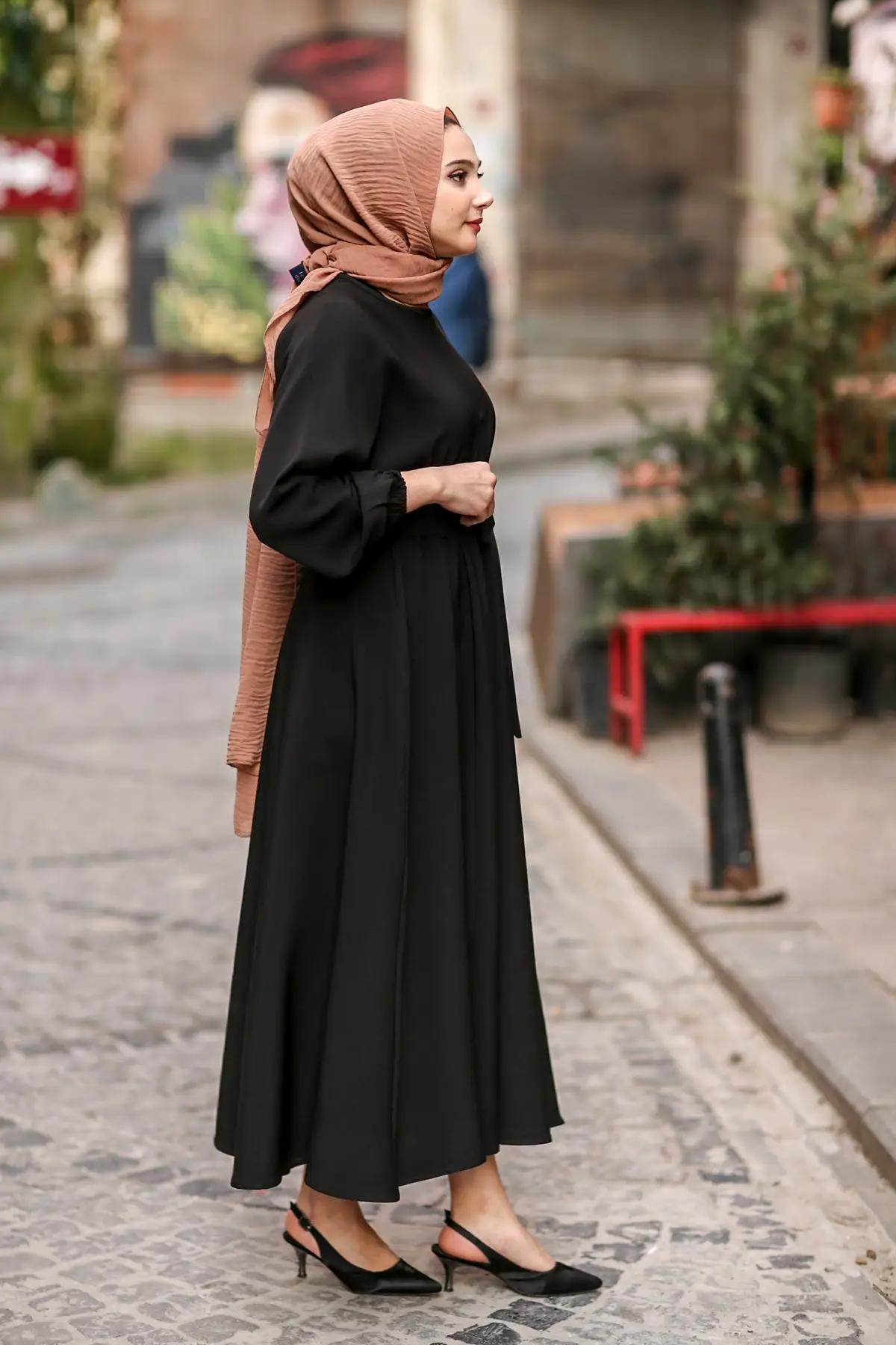 

Hijab Dresses 7069 Fashion Muslim Women Hijab Dress