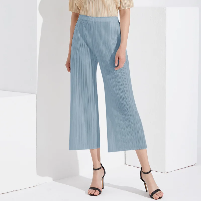 

Loose pants ladies summer 2022 women's small wide-leg pants Japanese women's pleated pants casual pants women