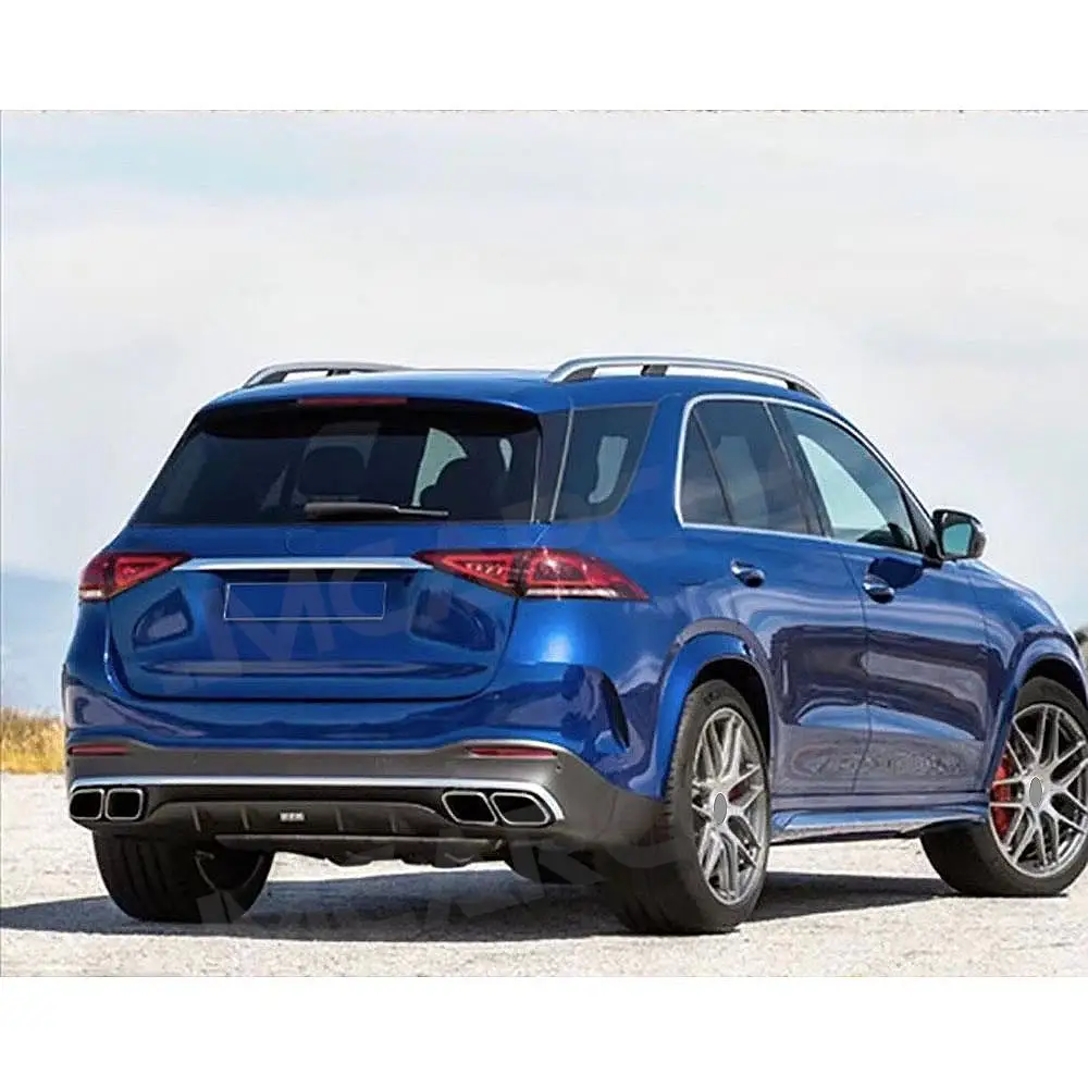 Задний диффузор бампер разветвители насадки на глушитель для Mercedes Benz GLE GLS V167 X167