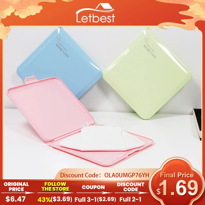

PP Mask Storage Box Mask Household Moisture-proof Go Out Dust-proof And Anti-pollution Portable Storage Container