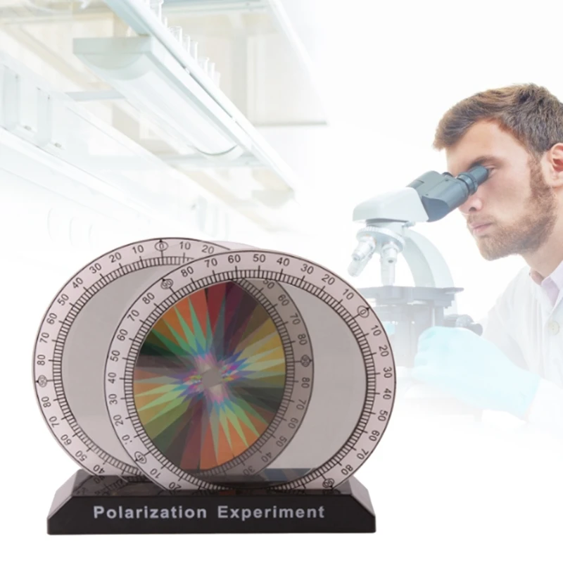 

Experimental Light Polarization Demonstrator Physics Teaching Instrument Aids