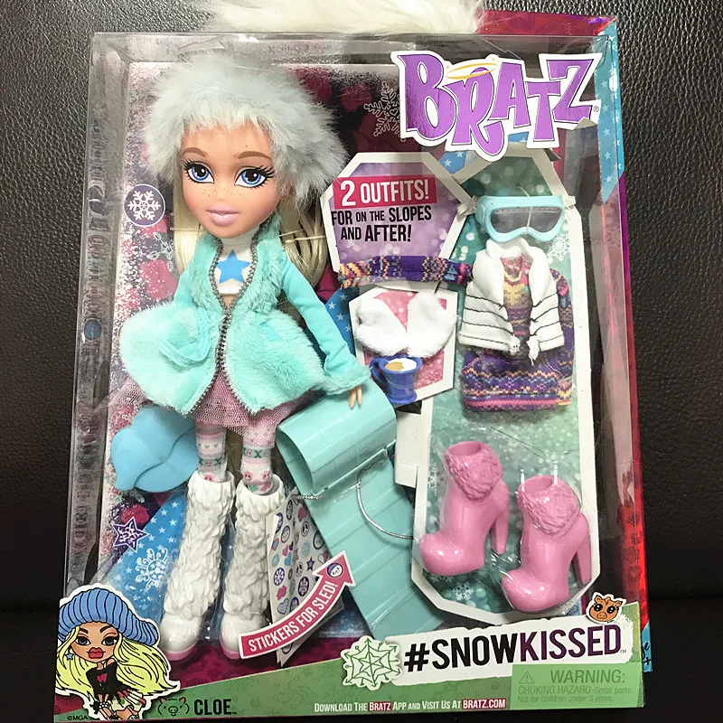 Кукла Принцесса Bratzs оригинальная Милая мультяшная модель зимнего лыжного