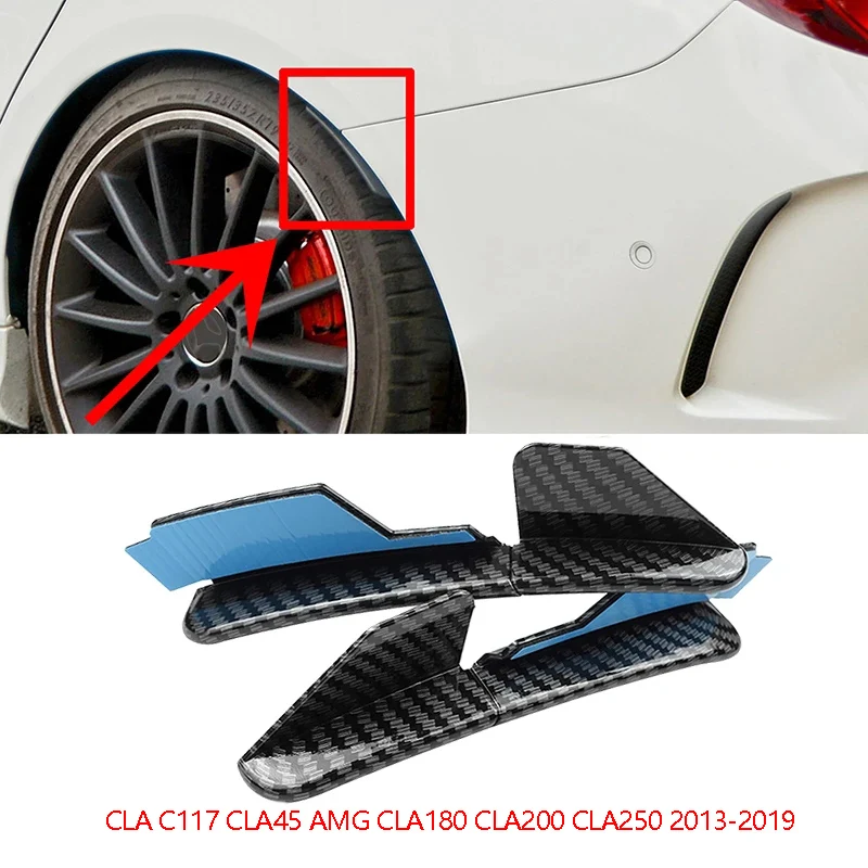 Для Mercedes Benz C117 CLA45 CLA 180 200 250 AMG 2013-2019 автомобильное боковое крыло расширяющееся