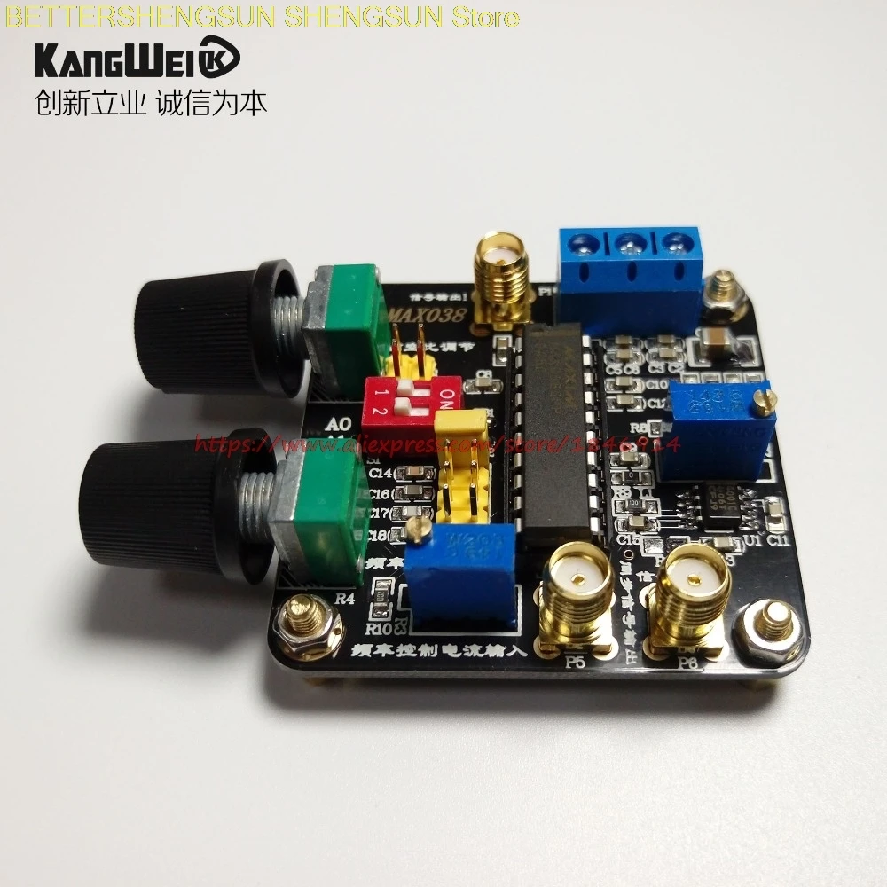 Модуль генератора сигналов MAX038 треугольная волна синусоидальный сигнал столб op