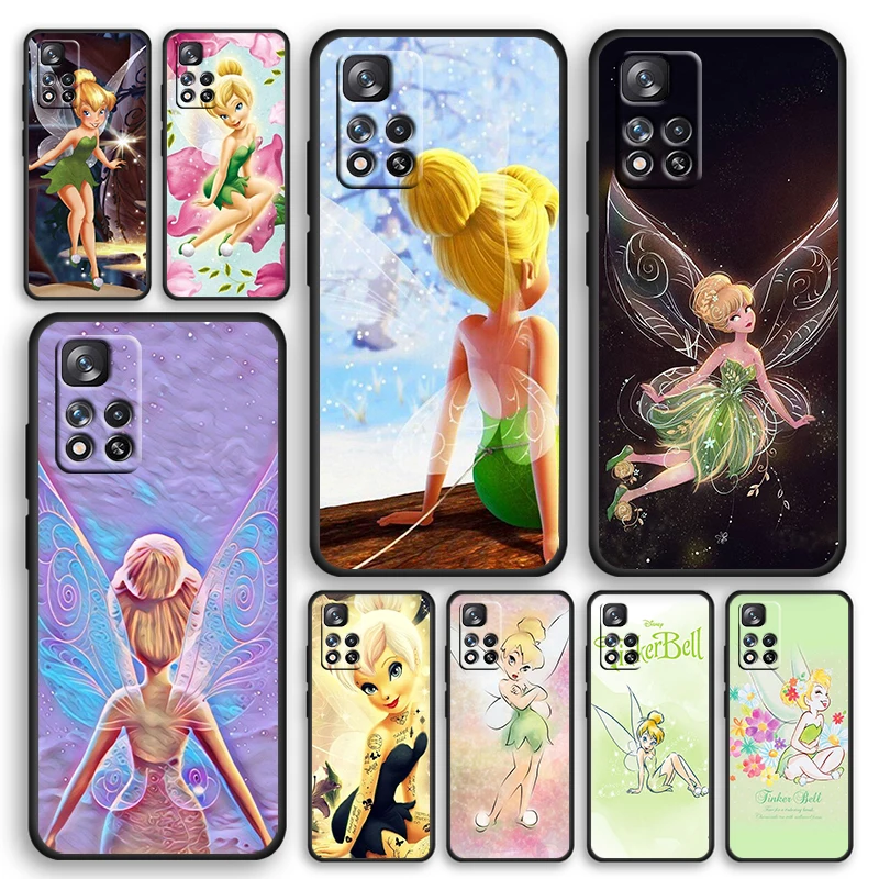 

Peter Pan Cartoon Black Phone Case For Xiaomi Redmi Note 12 11E 11S 11 11T 10 10S 9 9T 9S 8T 8 Pro Plus 5G Cover