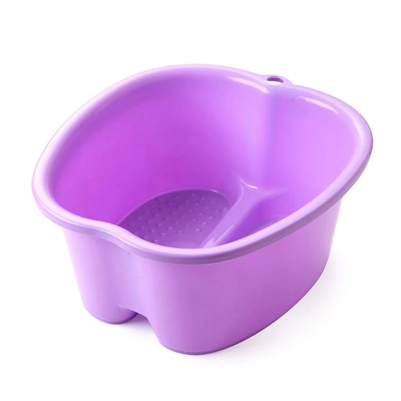 

Plastic Large Foot Bath Spa Tub Basin Bucket for Soaking Feet Detox Pedicure Massage Portable