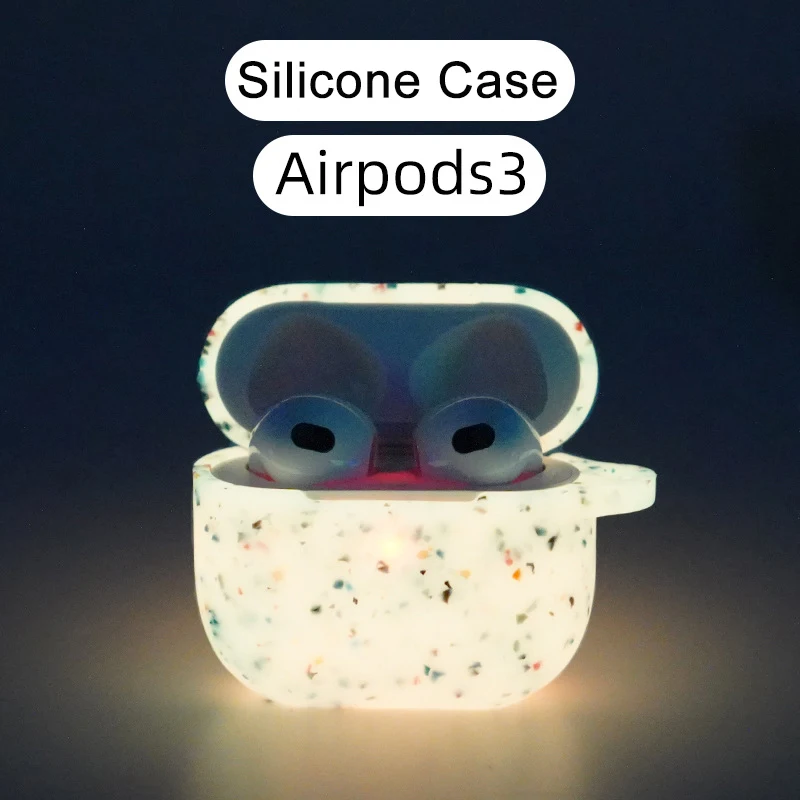 

Защитный чехол Pro 2, светящийся силиконовый чехол для гарнитуры Apple AirPods 1 2 3 Pro, аксессуары для наушников