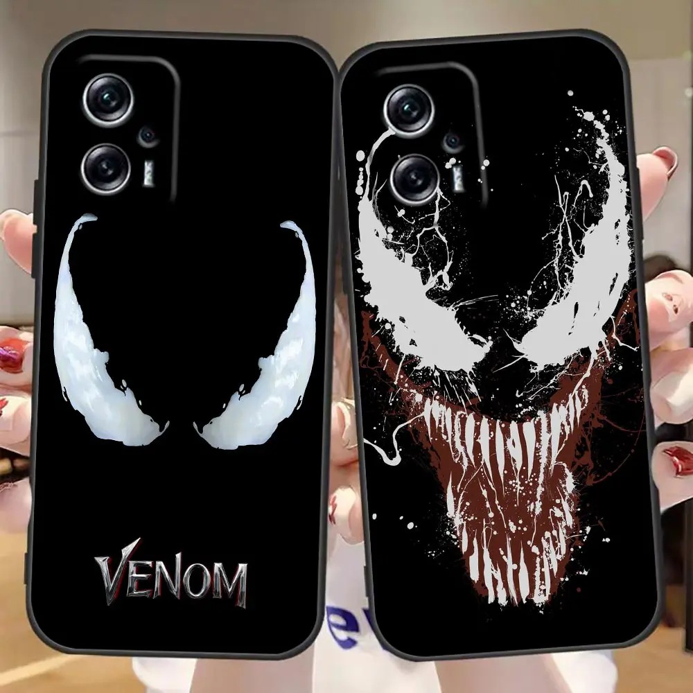 

Marvel Venom Avengers Cover Case Funda For Redmi Note 11 11S 11E 11T 7 8 12 8T 9 9S 9T 10 10S Pro Plus 4G 5G Carcasa Case Capa